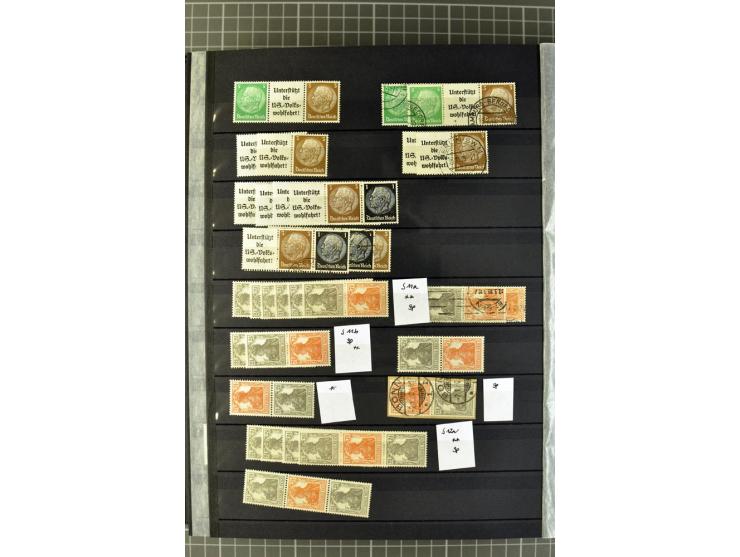  1910/41, postfrische, ungebrauchte und gestempelte Sammlung mit vielen guten Kombinationen wie Mi.-Nr. S1.4, S1-8, W1.1, W2.