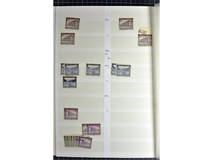  1923/45, postfrischer, ungebrauchter und gestempelter umfangreicher Bestand mit einer Vielzahl guter Werte und Sätze, dazu e