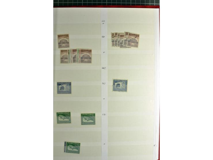  1923/45, postfrischer, ungebrauchter und gestempelter umfangreicher Bestand mit einer Vielzahl guter Werte und Sätze, dazu e