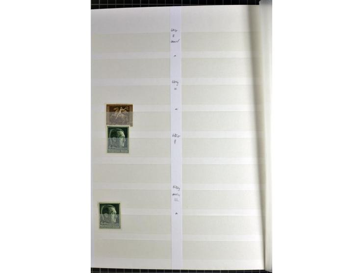 1923/45, postfrischer, ungebrauchter und gestempelter umfangreicher Bestand mit einer Vielzahl guter Werte und Sätze, dazu e