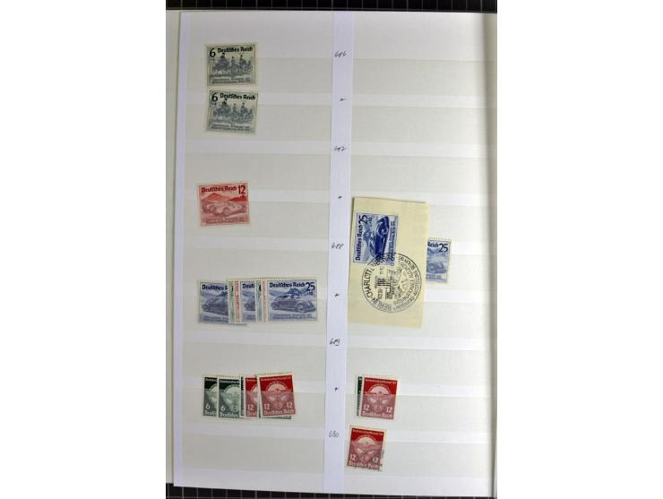 1923/45, postfrischer, ungebrauchter und gestempelter umfangreicher Bestand mit einer Vielzahl guter Werte und Sätze, dazu e