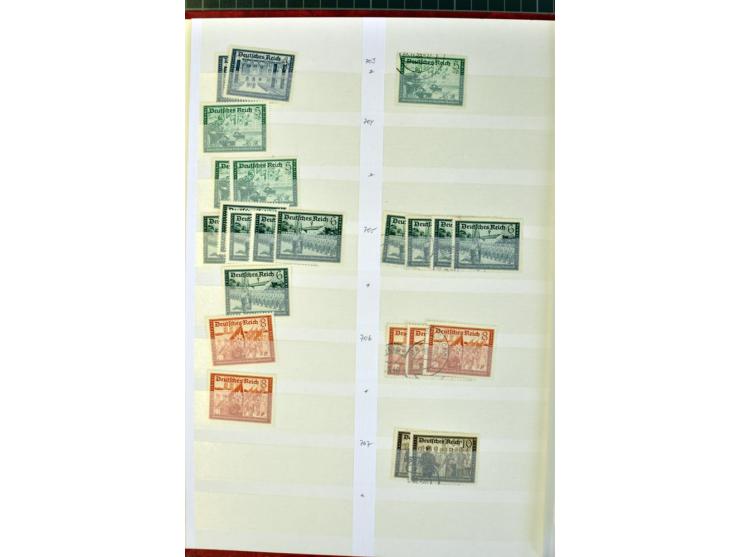  1923/45, postfrischer, ungebrauchter und gestempelter umfangreicher Bestand mit einer Vielzahl guter Werte und Sätze, dazu e
