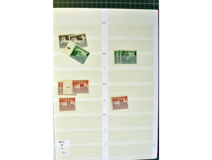  1923/45, postfrischer, ungebrauchter und gestempelter umfangreicher Bestand mit einer Vielzahl guter Werte und Sätze, dazu e