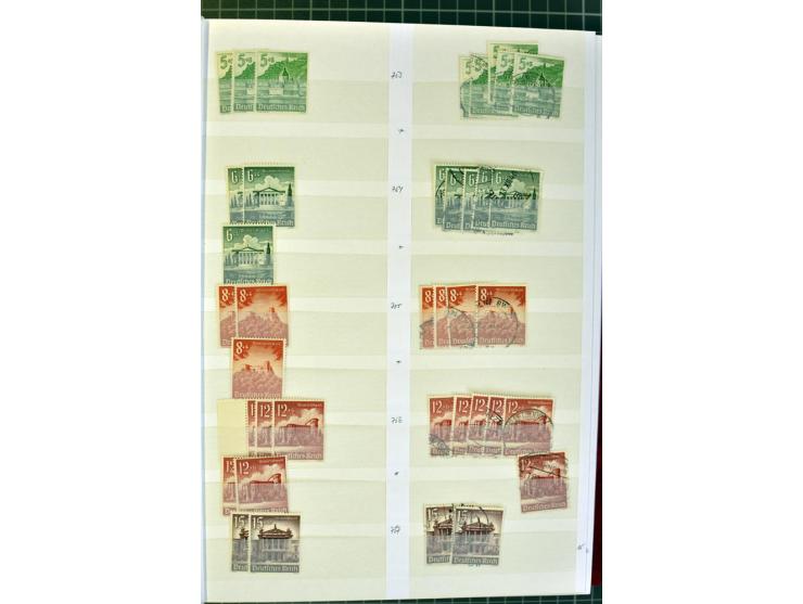  1923/45, postfrischer, ungebrauchter und gestempelter umfangreicher Bestand mit einer Vielzahl guter Werte und Sätze, dazu e