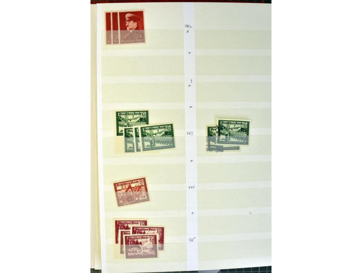  1923/45, postfrischer, ungebrauchter und gestempelter umfangreicher Bestand mit einer Vielzahl guter Werte und Sätze, dazu e
