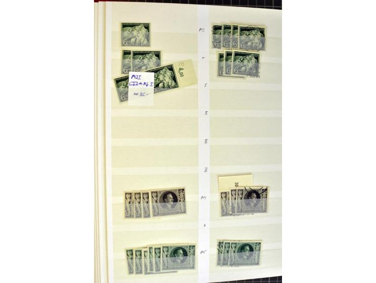  1923/45, postfrischer, ungebrauchter und gestempelter umfangreicher Bestand mit einer Vielzahl guter Werte und Sätze, dazu e
