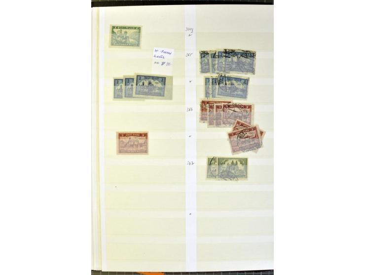  1923/45, postfrischer, ungebrauchter und gestempelter umfangreicher Bestand mit einer Vielzahl guter Werte und Sätze, dazu e
