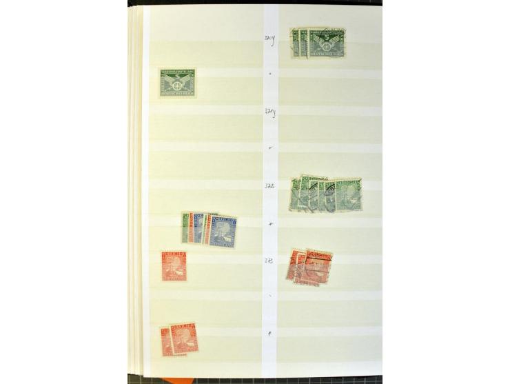  1923/45, postfrischer, ungebrauchter und gestempelter umfangreicher Bestand mit einer Vielzahl guter Werte und Sätze, dazu e