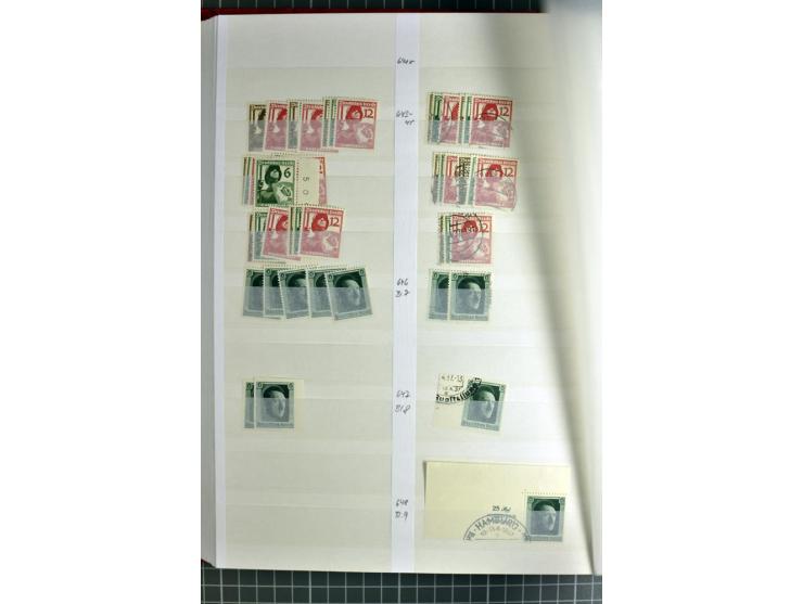  1923/45, postfrischer, ungebrauchter und gestempelter umfangreicher Bestand mit einer Vielzahl guter Werte und Sätze, dazu e