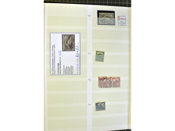  1923/45, postfrischer, ungebrauchter und gestempelter umfangreicher Bestand mit einer Vielzahl guter Werte und Sätze, dazu e
