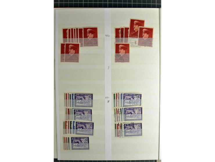  1923/45, postfrischer, ungebrauchter und gestempelter umfangreicher Bestand mit einer Vielzahl guter Werte und Sätze, dazu e