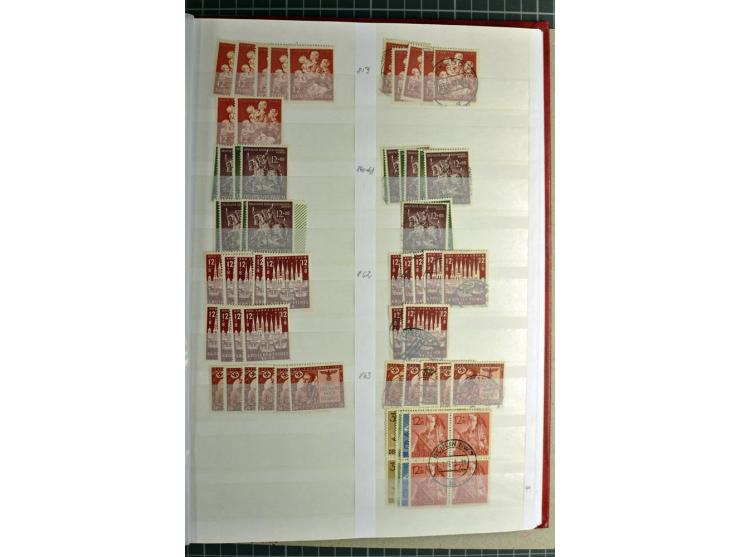  1923/45, postfrischer, ungebrauchter und gestempelter umfangreicher Bestand mit einer Vielzahl guter Werte und Sätze, dazu e