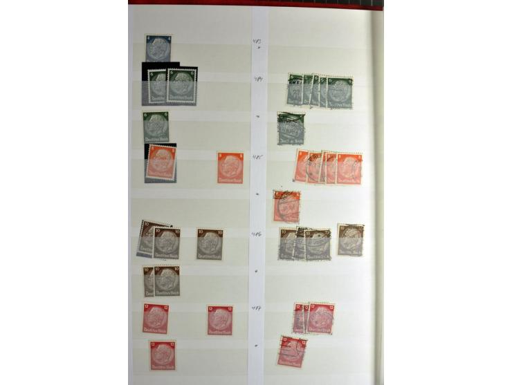  1923/45, postfrischer, ungebrauchter und gestempelter umfangreicher Bestand mit einer Vielzahl guter Werte und Sätze, dazu e