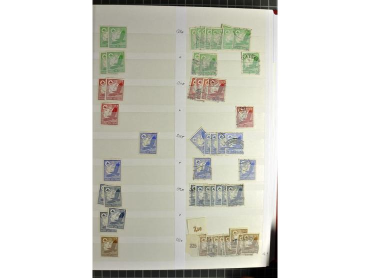  1923/45, postfrischer, ungebrauchter und gestempelter umfangreicher Bestand mit einer Vielzahl guter Werte und Sätze, dazu e