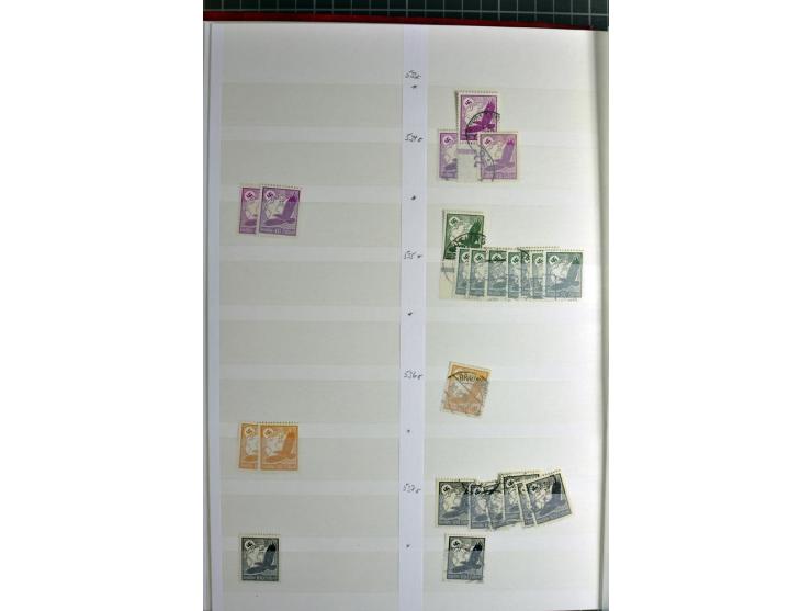  1923/45, postfrischer, ungebrauchter und gestempelter umfangreicher Bestand mit einer Vielzahl guter Werte und Sätze, dazu e