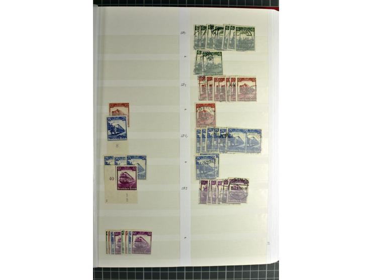  1923/45, postfrischer, ungebrauchter und gestempelter umfangreicher Bestand mit einer Vielzahl guter Werte und Sätze, dazu e