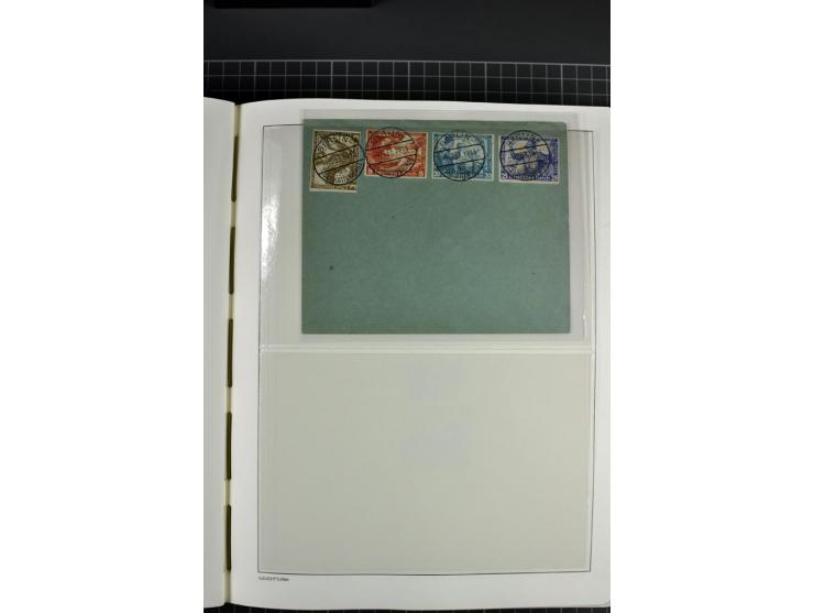 1933/45, gestempelte etwas spezialisierte Sammlung in den Hauptnummern kpl., sauber im LT-Vordruckalbum mit Chicagofahrt kpl.