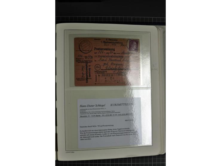 1933/45, gestempelte etwas spezialisierte Sammlung in den Hauptnummern kpl., sauber im LT-Vordruckalbum mit Chicagofahrt kpl.