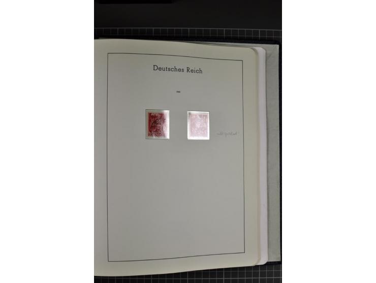 1933/45, gestempelte etwas spezialisierte Sammlung in den Hauptnummern kpl., sauber im LT-Vordruckalbum mit Chicagofahrt kpl.