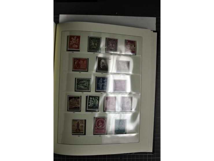  1933/45, postfrische, etwas ungebrauchte und gestempelte Sammlung im Sieger-Album