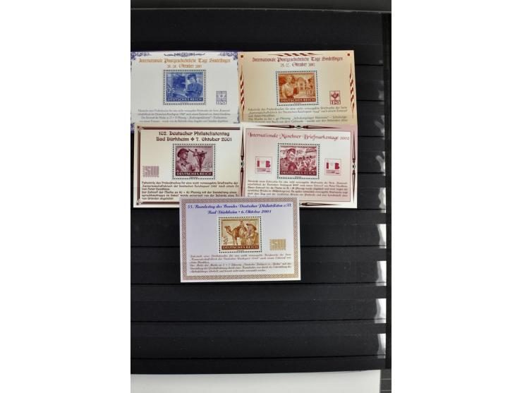  1933/45, postfrische, ungebrauchte und gestempelte Sammlung mit besseren Werten und Sätzen
