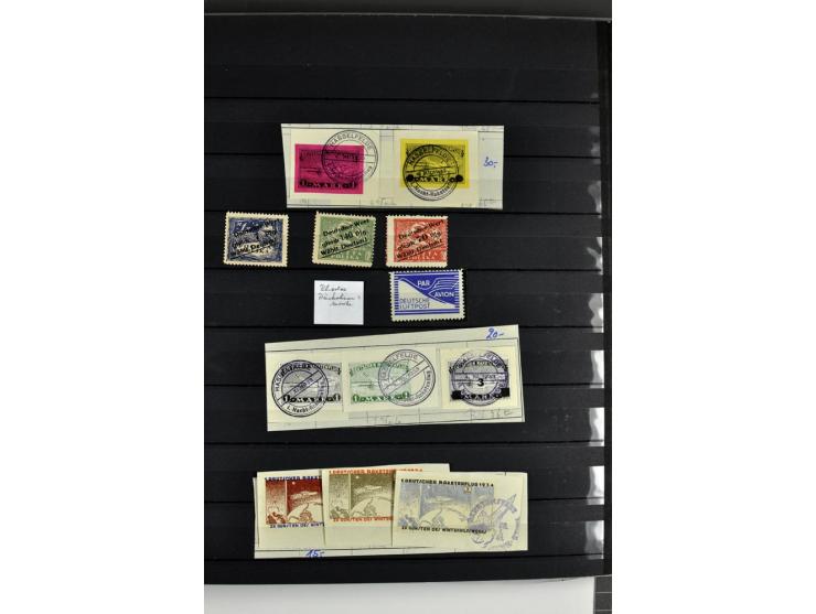  1933/45, postfrische, ungebrauchte und gestempelte Sammlung mit besseren Werten und Sätzen