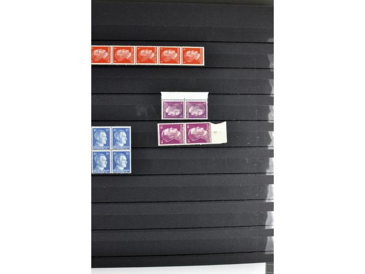  1933/45, postfrische, ungebrauchte und gestempelte Sammlung mit besseren Werten und Sätzen