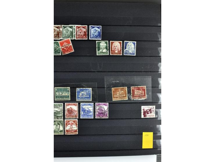  1933/45, postfrische, ungebrauchte und gestempelte Sammlung mit besseren Werten und Sätzen