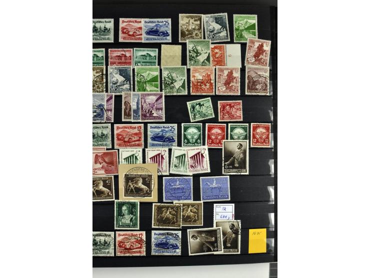  1933/45, postfrische, ungebrauchte und gestempelte Sammlung mit besseren Werten und Sätzen