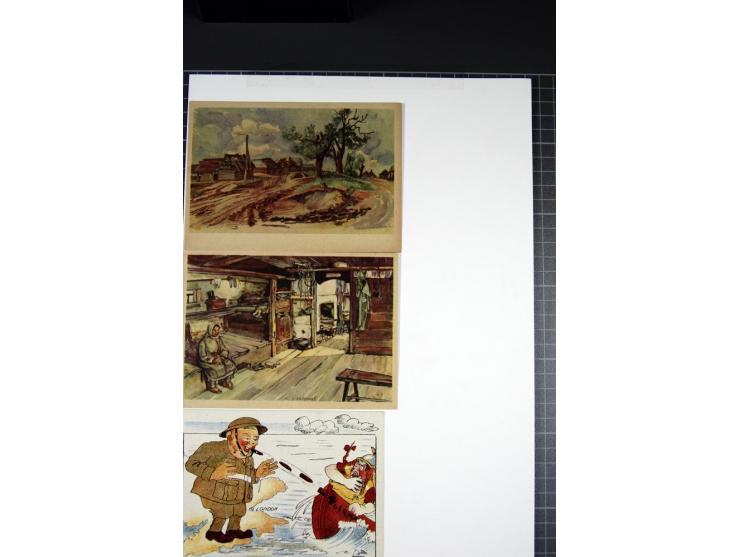 1940/1945, kleiner Posten mit III. Reich-Druckwerken (Arbeitsbuch, Propagandheft des Heeres usw.), alle mit Hakenkreuz bzw. R