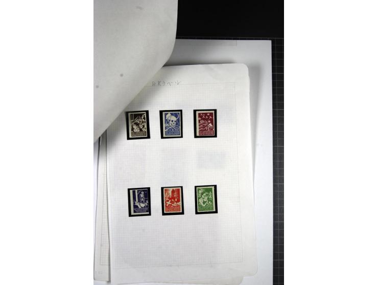 1940/1945, kleiner Posten mit III. Reich-Druckwerken (Arbeitsbuch, Propagandheft des Heeres usw.), alle mit Hakenkreuz bzw. R