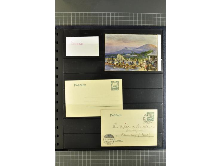 1872/1945, umfangreiche Sammlung Briefe und Karten ab Brustschilde mit nachverwendeten Stempeln, Hufeisenstempeln, des Weiter