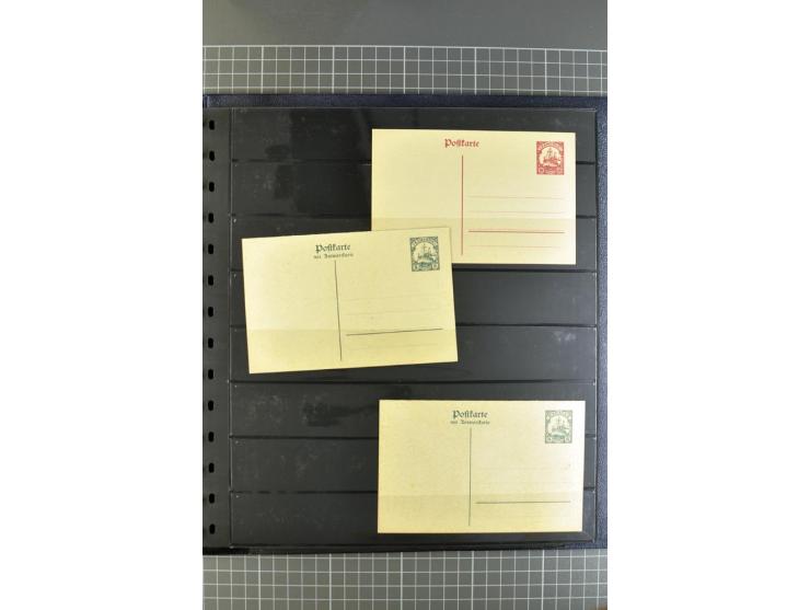1872/1945, umfangreiche Sammlung Briefe und Karten ab Brustschilde mit nachverwendeten Stempeln, Hufeisenstempeln, des Weiter