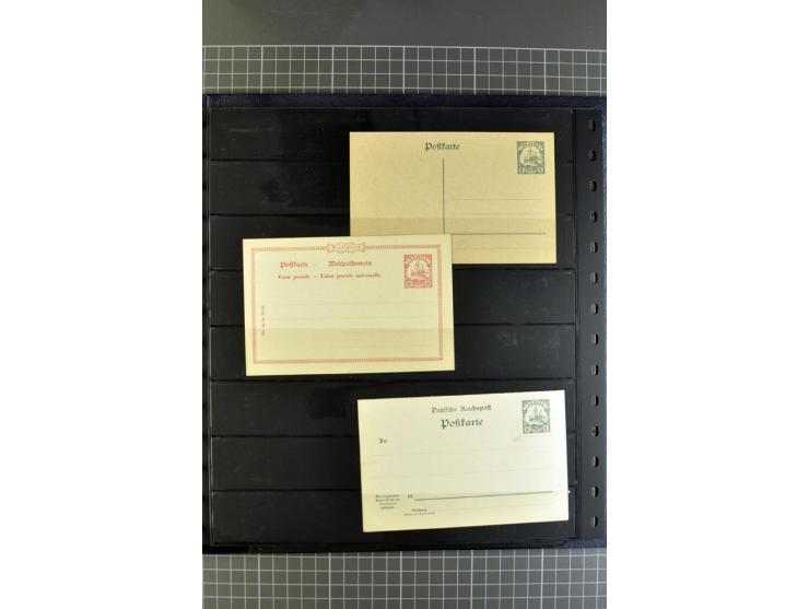 1872/1945, umfangreiche Sammlung Briefe und Karten ab Brustschilde mit nachverwendeten Stempeln, Hufeisenstempeln, des Weiter