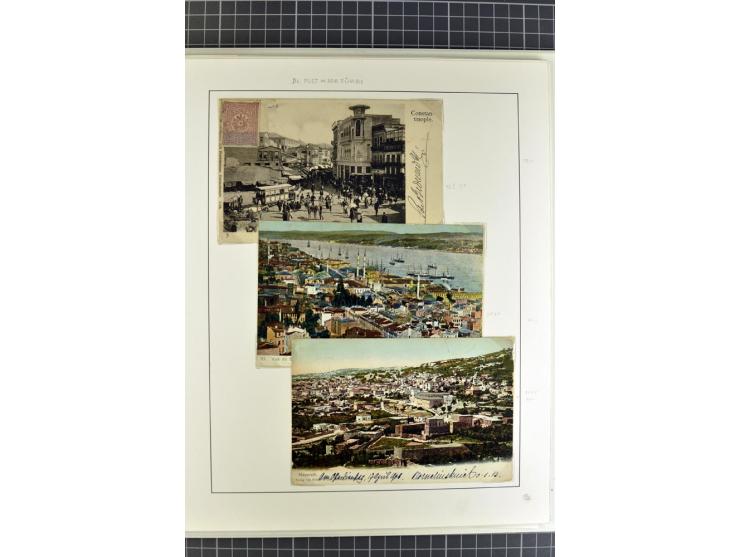 1872/1945, umfangreiche Sammlung Briefe und Karten ab Brustschilde mit nachverwendeten Stempeln, Hufeisenstempeln, des Weiter