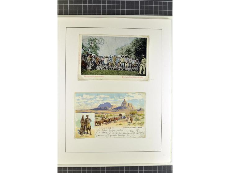 1872/1945, umfangreiche Sammlung Briefe und Karten ab Brustschilde mit nachverwendeten Stempeln, Hufeisenstempeln, des Weiter