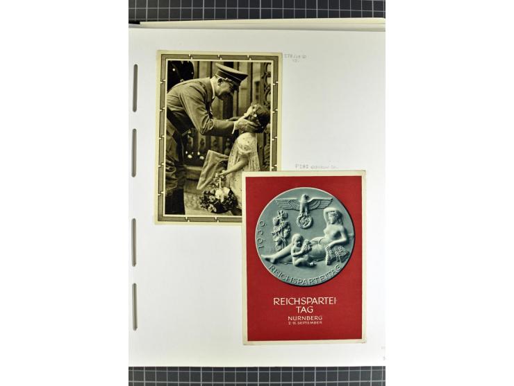 1872/1945, umfangreiche Sammlung Briefe und Karten ab Brustschilde mit nachverwendeten Stempeln, Hufeisenstempeln, des Weiter