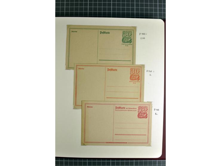 1872/1945, umfangreiche Sammlung Briefe und Karten ab Brustschilde mit nachverwendeten Stempeln, Hufeisenstempeln, des Weiter