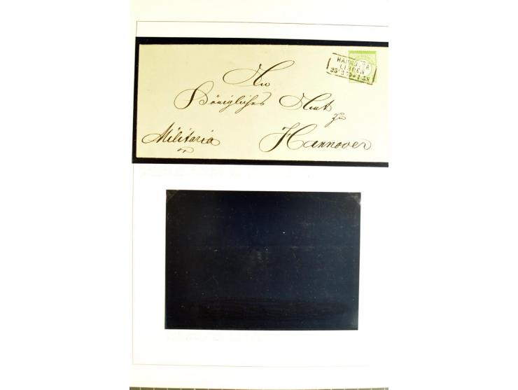 1872/74, Brustschilde-Briefe-Sammlung mit 20 interessanten Briefen, dabei Mischfrankaturen mit NDP 10 und 30 Gr.-Marken, Misc