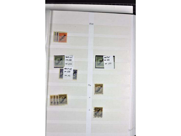  1874/1944, postfrischer, ungebrauchter und gestempelter Bestand, etliches sign., im Lagerbuch