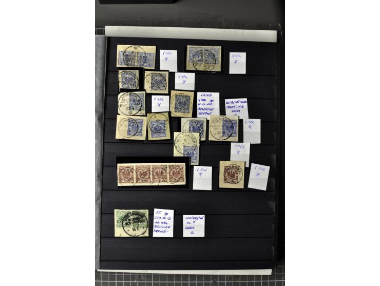  China bis Togo, 1872/1913, gestempelte Sammlung mit vielen Briefstücken, Hauptwert bei den Vorläufern, vieles sign. mit 2 Fo