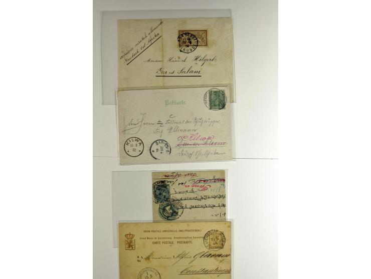 1884/1912, Incoming Mail, Partie mit 15 Briefen und Karten nach China bis DOA, fast alle mit Ankunftsstempel, alle aus dem Be