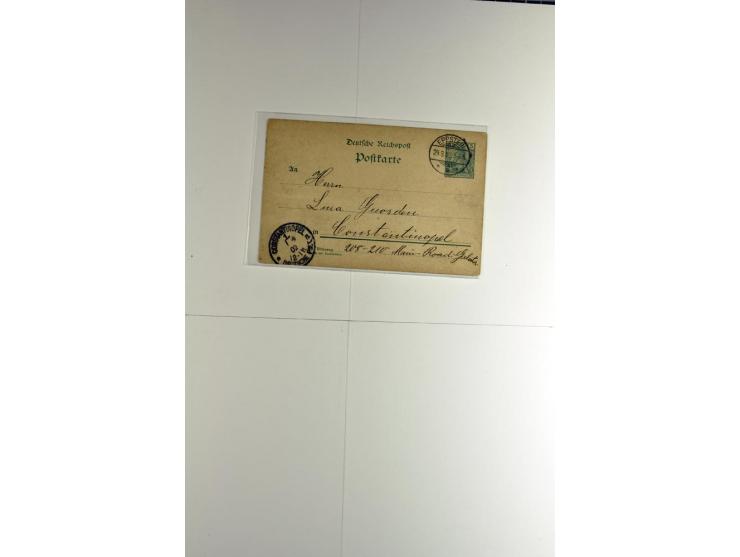 1884/1912, Incoming Mail, Partie mit 15 Briefen und Karten nach China bis DOA, fast alle mit Ankunftsstempel, alle aus dem Be