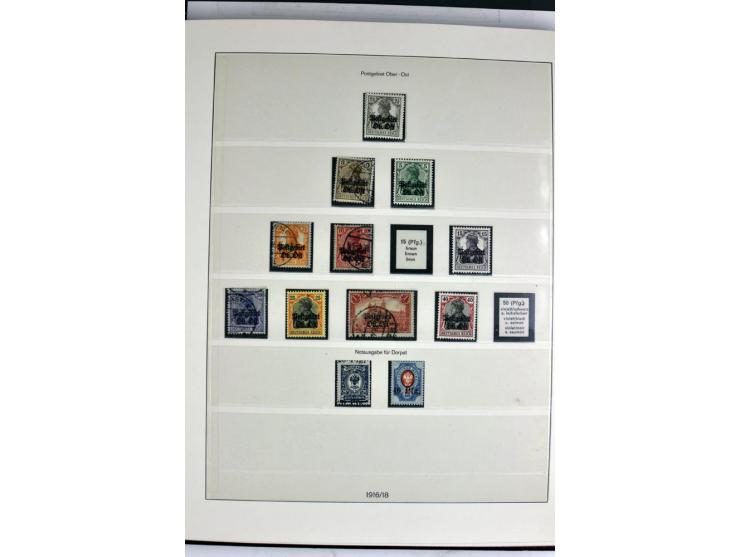 1914/39, ungebrauchte/postfrische und gestempelte Sammlung, Schwerpunkt Danzig und Memel mit diversen besseren Werten, meist 