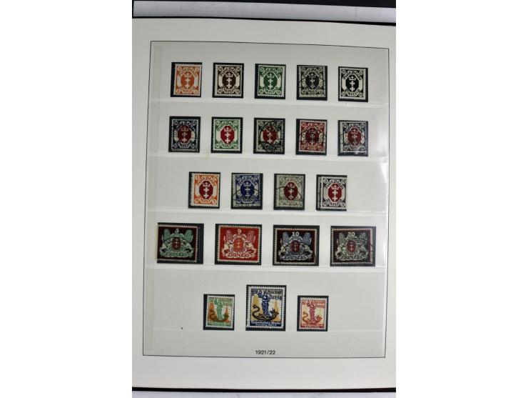 1914/39, ungebrauchte/postfrische und gestempelte Sammlung, Schwerpunkt Danzig und Memel mit diversen besseren Werten, meist 