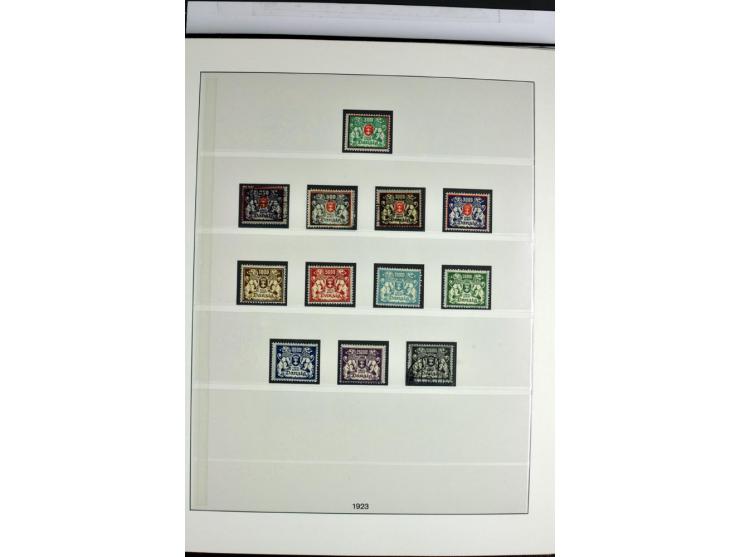 1914/39, ungebrauchte/postfrische und gestempelte Sammlung, Schwerpunkt Danzig und Memel mit diversen besseren Werten, meist 