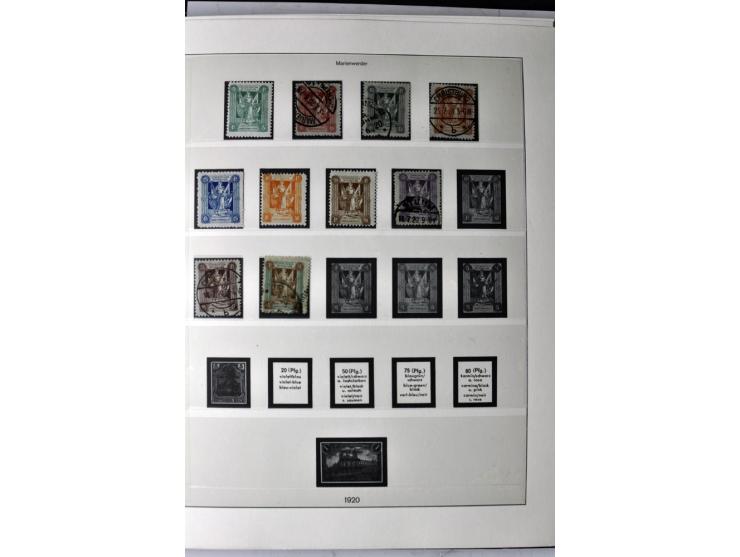 1914/39, ungebrauchte/postfrische und gestempelte Sammlung, Schwerpunkt Danzig und Memel mit diversen besseren Werten, meist 