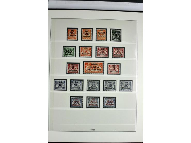 1914/39, ungebrauchte/postfrische und gestempelte Sammlung, Schwerpunkt Danzig und Memel mit diversen besseren Werten, meist 