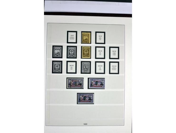 1914/39, ungebrauchte/postfrische und gestempelte Sammlung, Schwerpunkt Danzig und Memel mit diversen besseren Werten, meist 