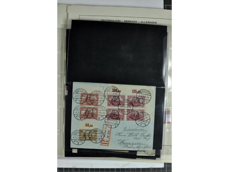 BESETZTE UND ABSTIMMUNGSGEBIETE: 1914/20, ungebrauchte/postfrische und gestempelte Sammlung mit diversen besseren Werten dabe